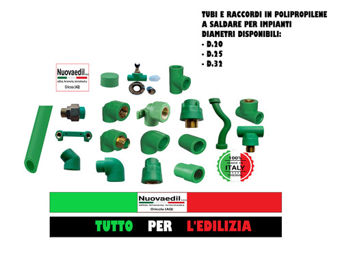 Tubo raccordi ppr verde - ppr,