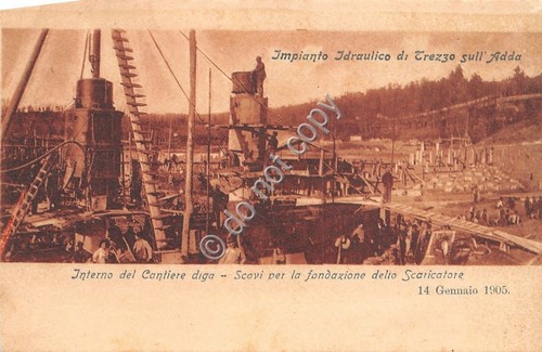 Cartolina postcard trezzo - -,
