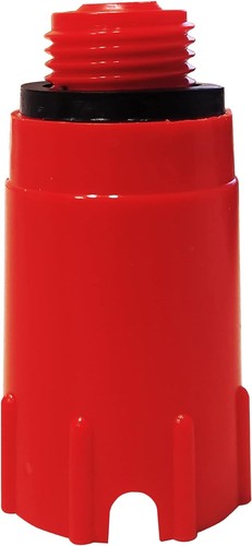 Tappo prova impianto rosso - tappo,